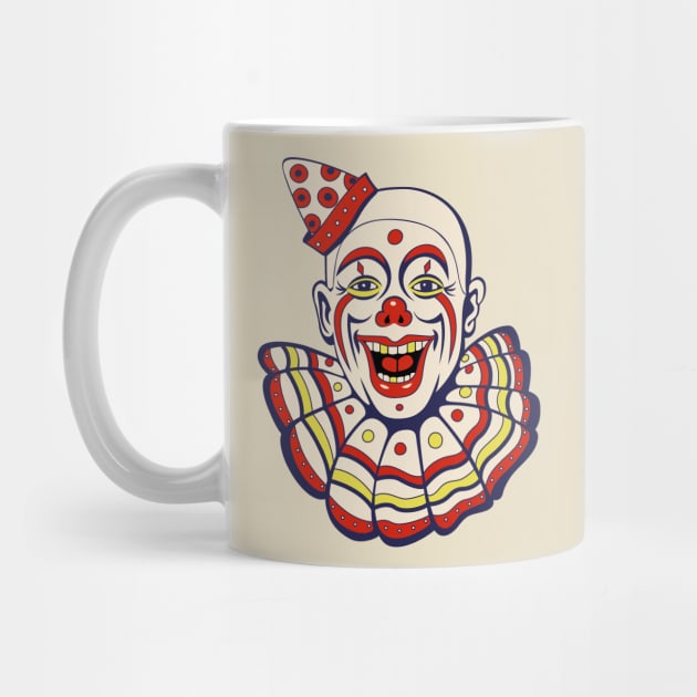 Vintage Circus Clown by OldSalt